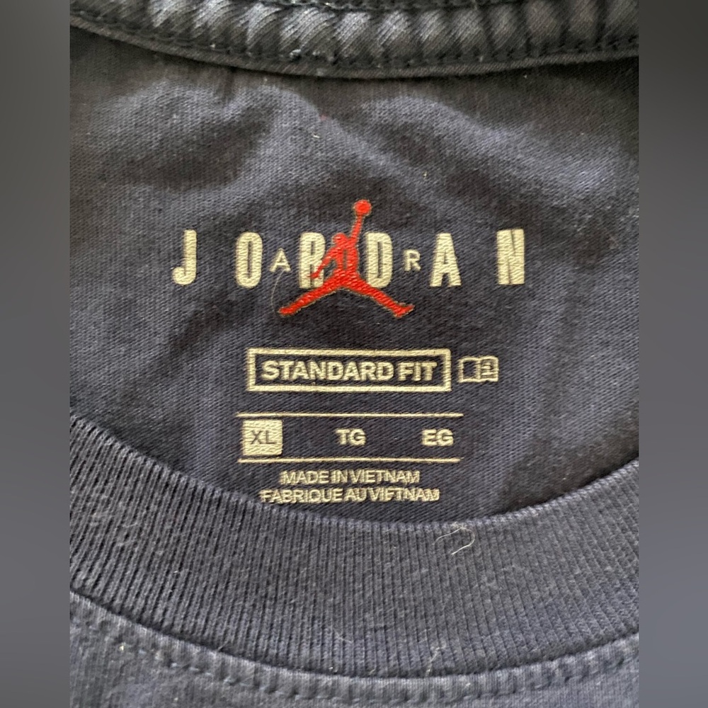 Jordan PSG Paris Navy T-Shirt - Picture 2 of 2